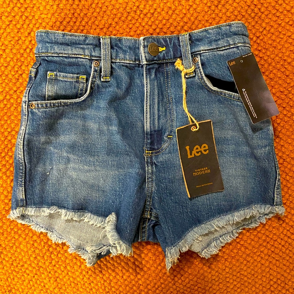 Lee High Rise Cut Off Shorts